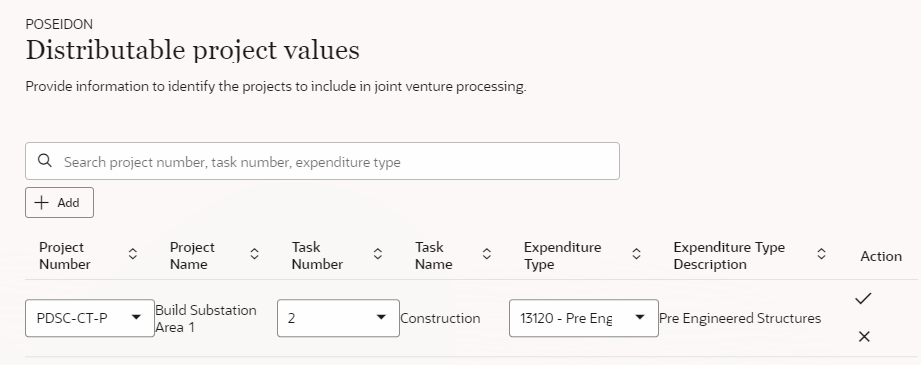 This image shows the Distributable Project Values tab.