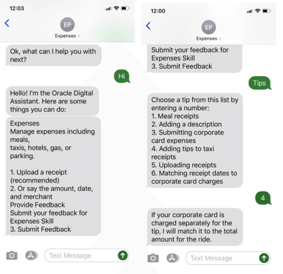 Here are the screenshots for list of tasks that Assistant can do and tips that Assistant displays.