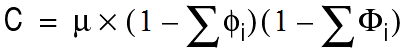 ARIMA constant term calculation ARIMA constant term calculation