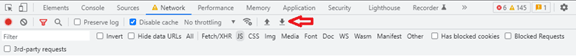 A screenshot of the Developer Tools UI.