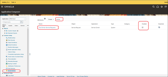A screenshot of the enablement UI.