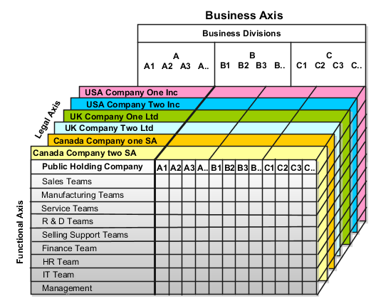 This figure shows a group of legal entities.