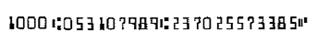 This image shows a possible alternate MICR format of check number, routing number, then account number.