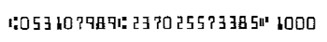 This image shows the default MICR format of routing number, account number, then check number.