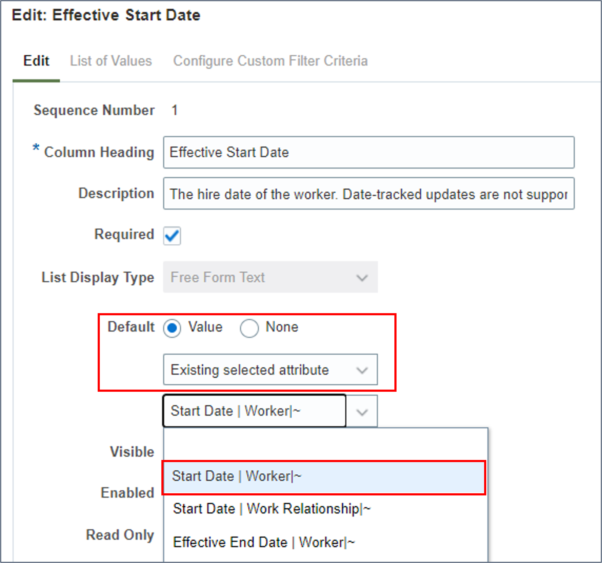 Add all required assignment attributes