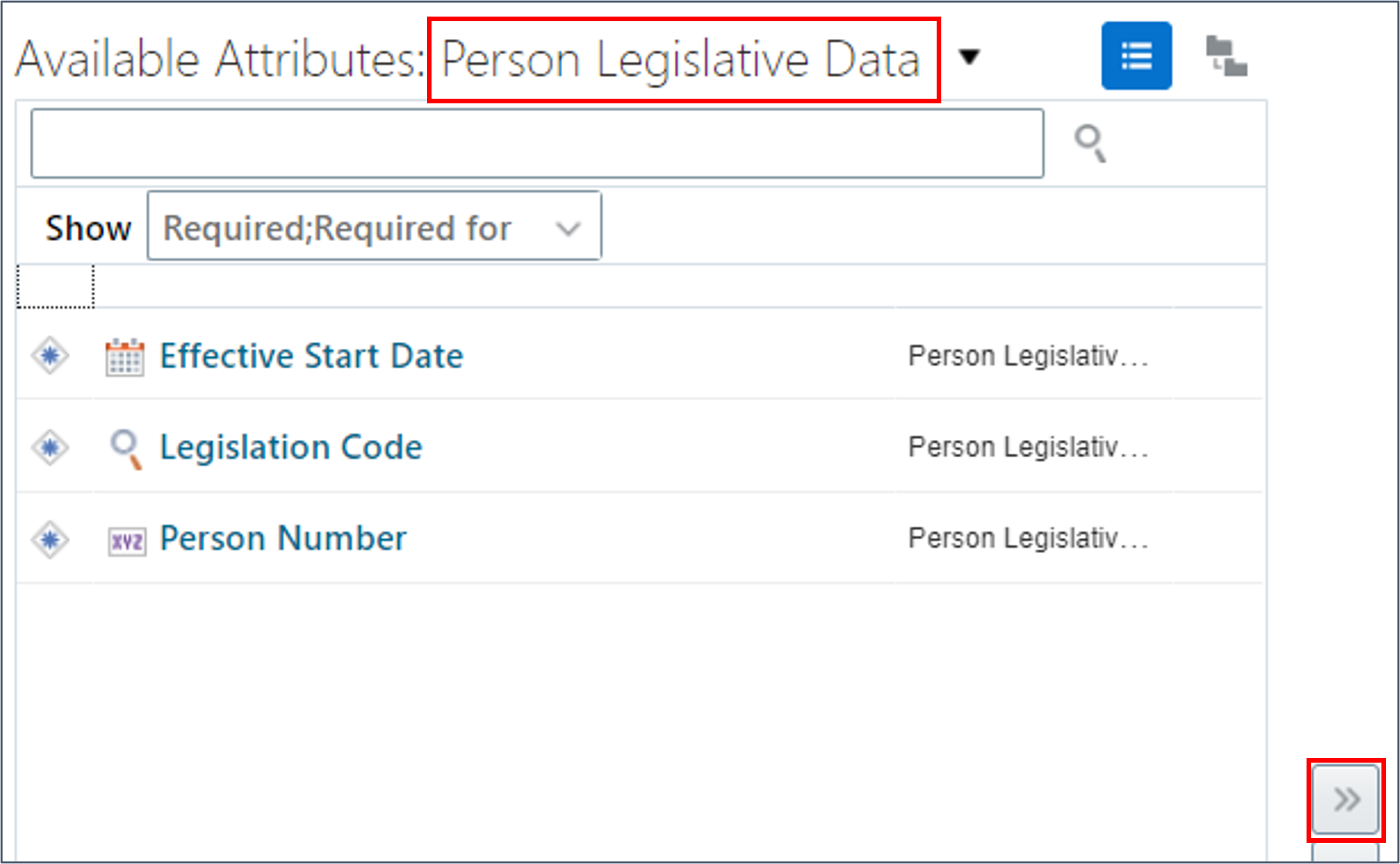 Add all required person legislative data attributes