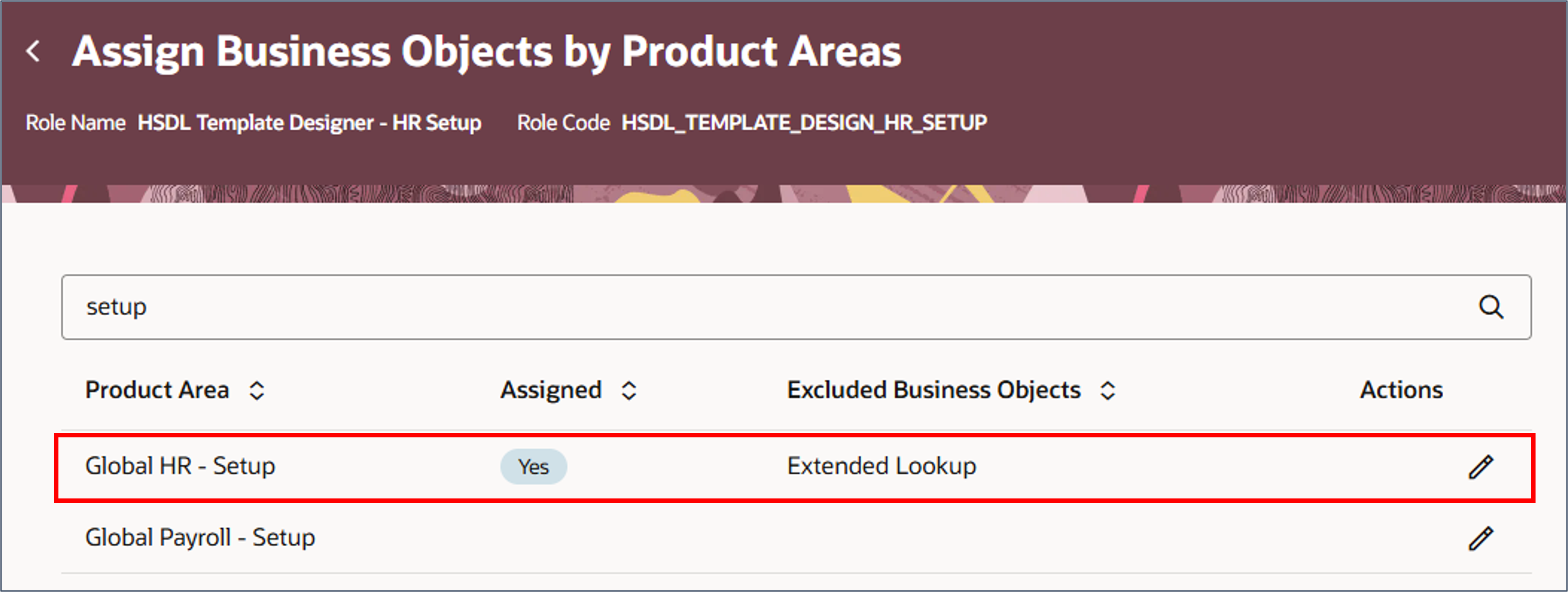 Configure product area mappings