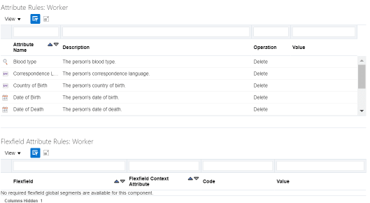 Rules Configuration