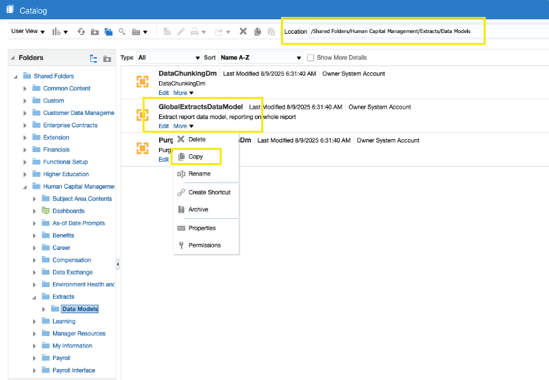 Enhanced Extracts Data Model uptake