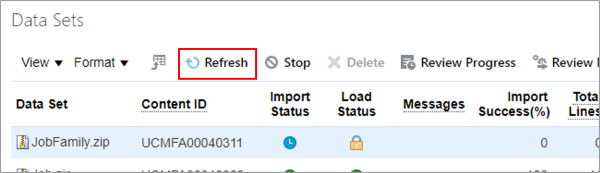 Click Refresh