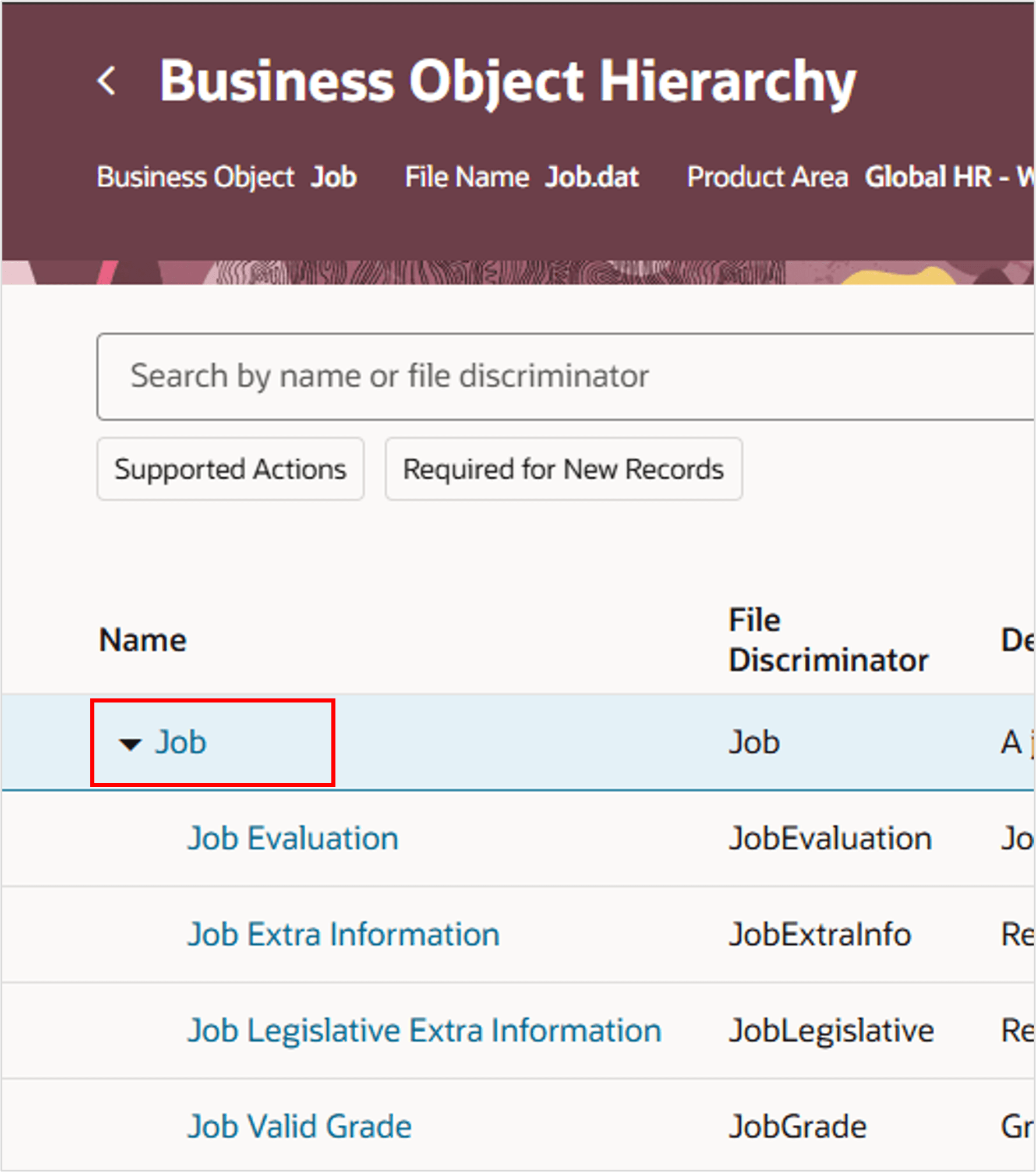 Navigate to the attribute details