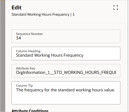 Change the Column Heading and Column Tip