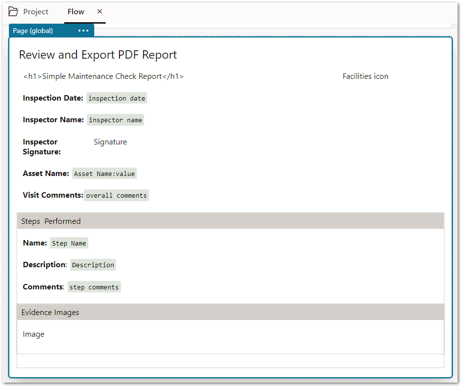 Generate a PDF From a Flow In a Visual Builder Application