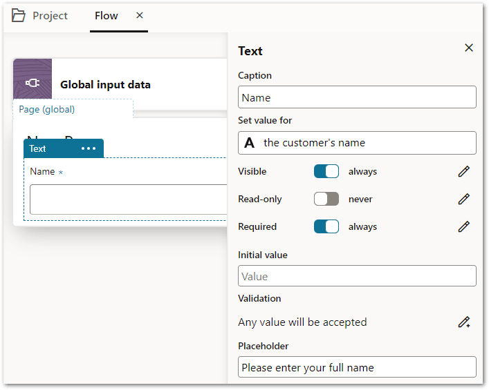 Expose Flow Custom Properties