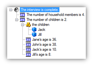 Decision report in Debugger when invisible is set on the containment relationship