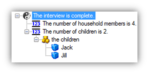 Decision report in Debugger when invisible is set on the containment relationship, and silent set on the inferred relationship
