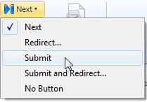 Submit button on command bar