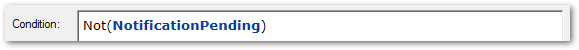 The Edit Entity dialog in Policy Modeling showing the use of the Not function with a field in a condition