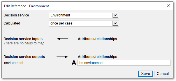 Example: Invoke a Decision Service to Set the Environment the Interview ...