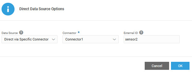 Asset Sensor Attribute Data Source Options