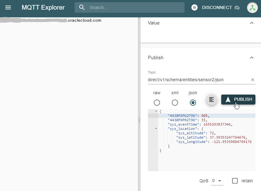 MQTT Topic and Payload Details