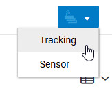 Select between tracking and sensor devices.