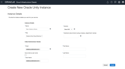 An image of the Instance Details page