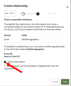 An image showing the compatibility check for a new relationship