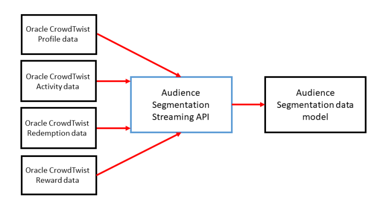 An image showing the import of CrowdTwist data using the Audience Segmentation Streaming API