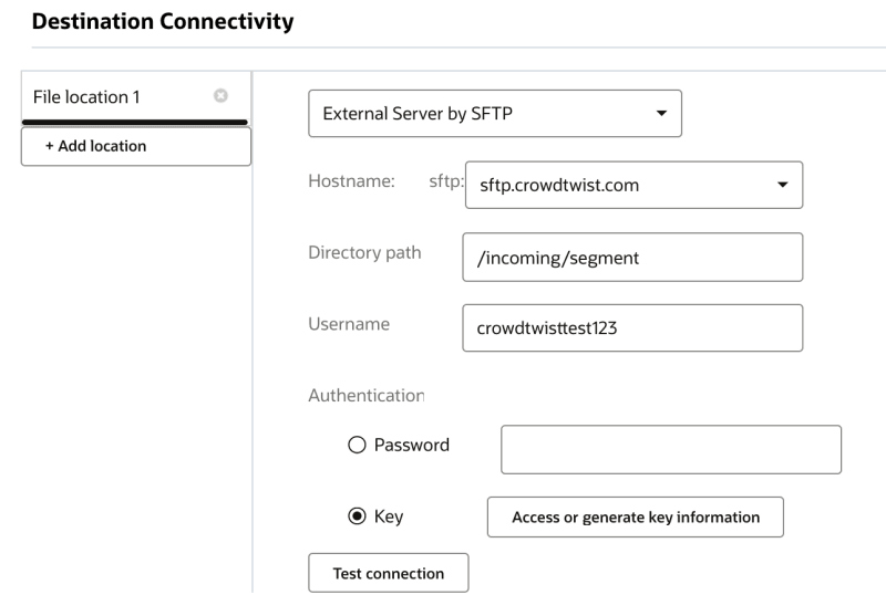 An image of destination connectivity