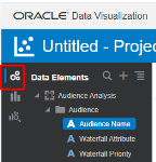 Image of accessing Data Elements panel