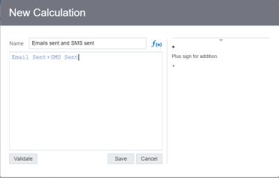 An image of the New Calculation dialog