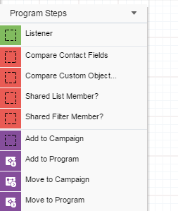 An image illustrating how canvas app icons will appear in the campaign canvas