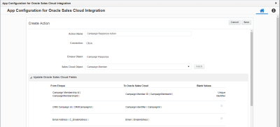 An image of the response action configuration.