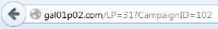 An image of a URL showing a CampaignID.