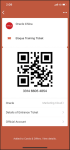 An image of an electronic ticket's QR code as seen in the WeChat client