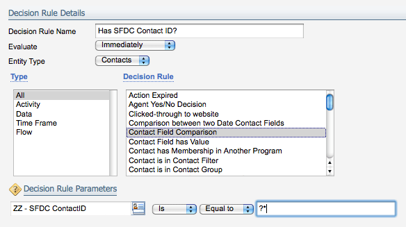 An image of the Decision Rule Details window.