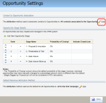 An image of the Edit button in the Contact to Opportunity Association section.