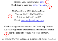 An image of a email footer example.