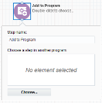 An image of the Add to Program element.