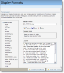 An image of the Display Formats window.
