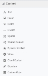 An image of the content block options