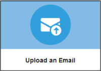 An image of the Upload an Email option.