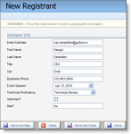 An image of the New Registrant page.