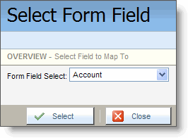 An image of the Select Form Field dialog box.
