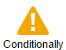 An image of the conditional icon