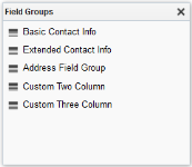 An image of the Field Groups Browser.