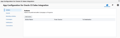 screenshot of the Marketing Activities tab