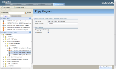An image of the Copy Program window.