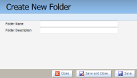 An image of the Create New Folder window.